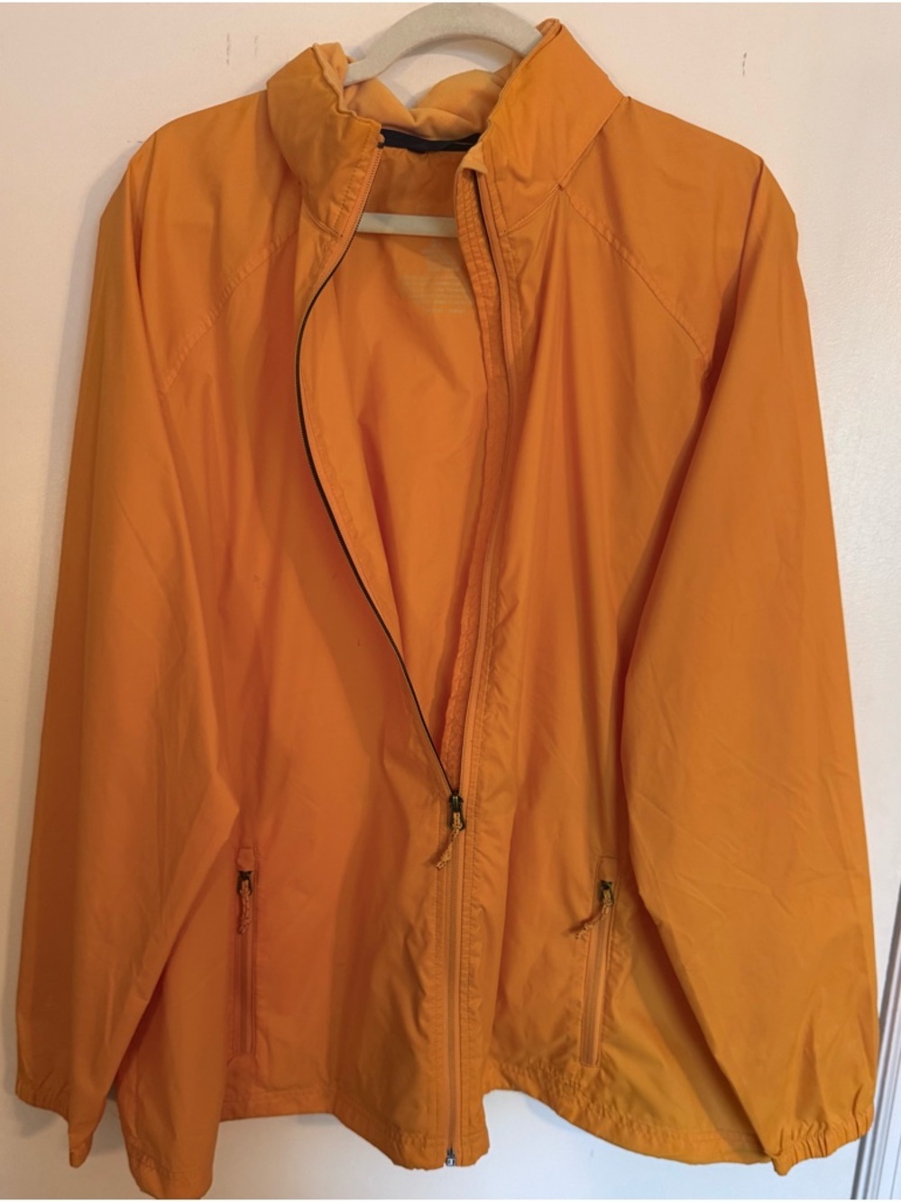 L.L. Bean Orange Lightweight Bomber Jacket